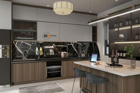 Tủ bếp gỗ mdf cao cấp